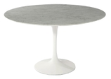 Стол Eero Saarinen Style Tulip Table белый мрамор 120