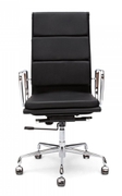 Кресло Eames Style HB Soft Pad Executive Chair EA 219 черная кожа