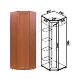 модуль № 147 шкаф угловой 1-о дверный равносторонний