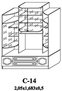 Алье Тумба С-14 (МДФ)