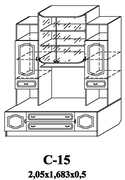 Алье Тумба С-15 (МДФ)