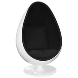 Кресло яйцо Ovalia Egg Style Chair черная ткань