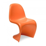 Стул Verner Panton Style Chair оранжевый