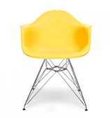 Стул Eames Style DAR Chair желтый