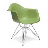 Стул Eames Style DAR Chair салатовый